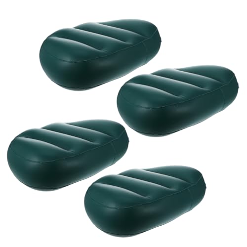 GALPADA 4pcs Inflatable Boat Seat Cushion Thickened Air Seat Cushion with Supportive Backrest for Kayaking Fishing and Camping Durable