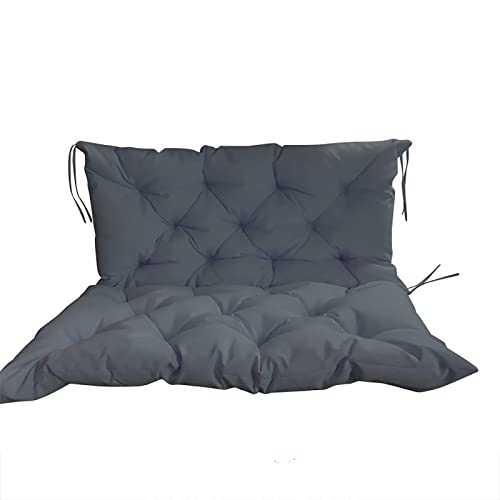 Ensemble de remplacement de coussins de balançoire avec dossier gris