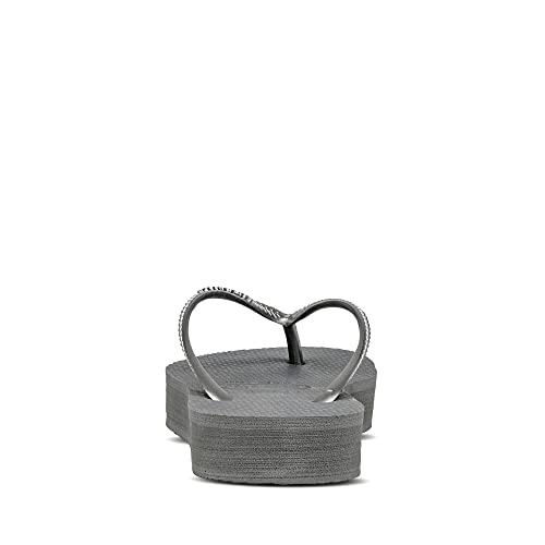 Havaianas Sandálias Femininas, Aço cinza, 37/38