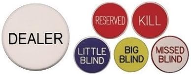 Set of 500 Dice Striped 11.5 gram poker chips