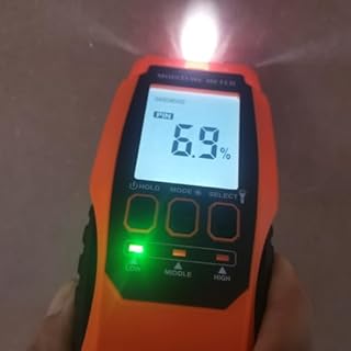 rumoe 2 in 1 Moisture Meter, Water Leak Detector Drywall Mold Detector for Mold Self-Testing Moisture Sensor for Firewood