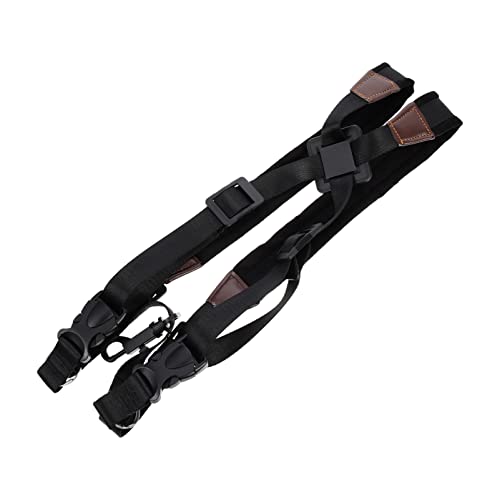 JEWEDECO サックススト サックス練習用ハーネス ペギングハーネス サックスネックスリング アルトサクソフォーンのリード サックスハーネススト 腹筋プラスチック Black