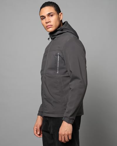 Image of Qube By Fort Collins Men's Polyester Standard Length Regular Fit Lightweight Winter Jacket - Sporty, Stylish & Warm Outerwear for Cold Weather