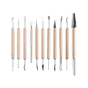 Keramische Klei Gereedschap, 11 stks Clay Sculpting Kit Sculpt Smoothing Wax Carving Aardewerk Keramische Tools Polymeer…