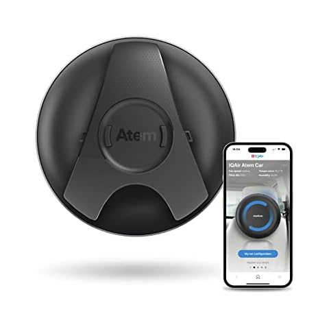 IQAir Auto Luftreiniger filtert hocheffektiv Luftschadstoffe und Viren Cover