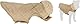 Flamingo Bonnie Hundemantel Beige - Größe A: 35 cm, B: 34-38 cm, C: 50-54 cm, Warm und Bequem, Ideal für Beagle, Zwergschnauzer, Cocker Spaniel und Jack Russell Terrier