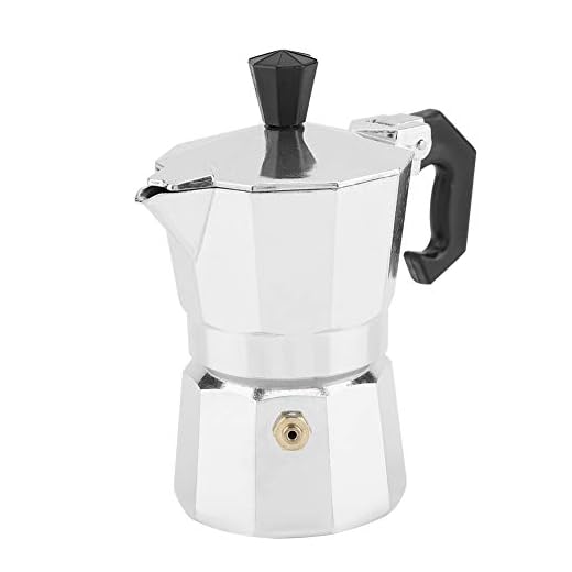 Spismaskin, 50 ml 1 dl Aluminium italiensk typ Moka -gryta, för hemmakontor