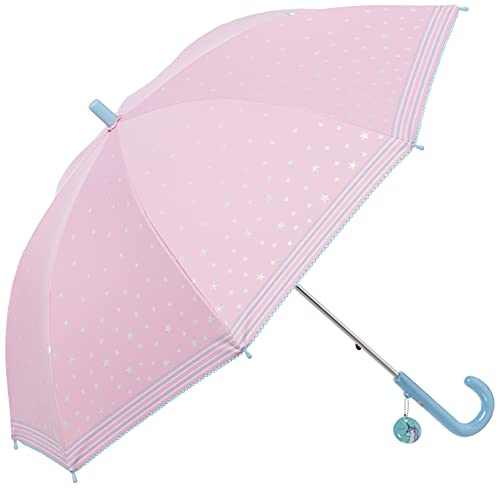 MOONBAT TIPS ドット柄 星 日傘 長傘 子ども傘 かわいい オシャレ 女の子 小学生 ガールズ プレゼント ピンク 22-314-11202-60 ピンク 親骨の長さ：約55㎝
