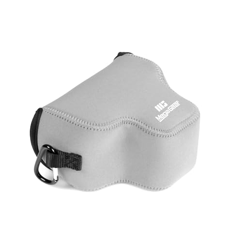 Funda de neopreno para cámara Canon EOS R100 gris miniatura 1
