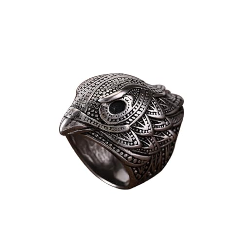 Bague aigle pour homme style viking celtique et hip-hop