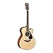 Yamaha FSX800C Small Body Solid Top Cutaway Acoustic-Electric Guitar, Natural