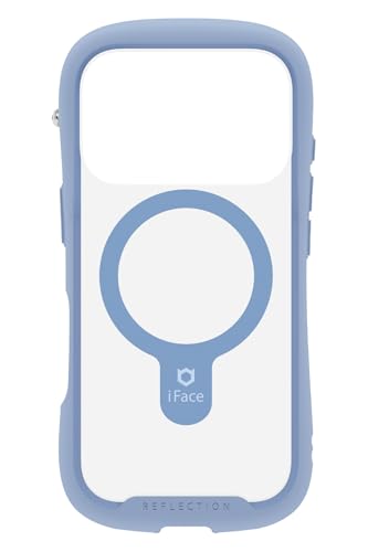 【Amazon.co.jp限定】iFace Reflection MagSynq iPhone 17 Pro ケース MagSafe 対応 クリア 強化ガラス (ペールブルー)【エコPKG】【アイフェイス アイフォン17プロ 用 スマホケース iphone