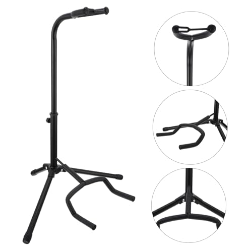 Toddmomy 1Pc Vertical Guitar Stand Portable Guitar Holder for Acoustic Electric Guitars Lightweight and Sturdy Design and Guitar Display Frame