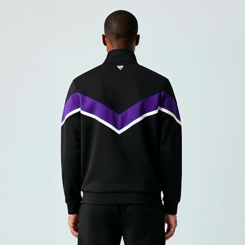 Image of GAME 7 NBA mens X Nba Men's Officially Licensed Long Sleeve Neoprene Zip Up Sweatshirt