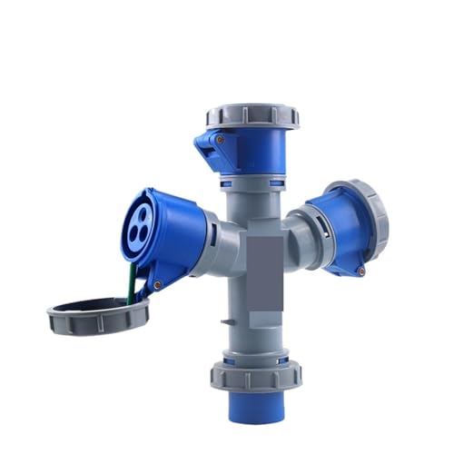 Enchufe industrial de 3 pines resistente al agua para evitar apagones 6