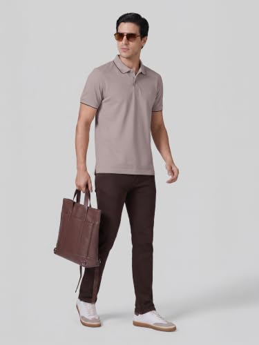 Image of XYXX Accent Men's Solid Cotton Polo T Shirt | Collar Tshirts | Half Sleeves | Solid-Slim Fit
