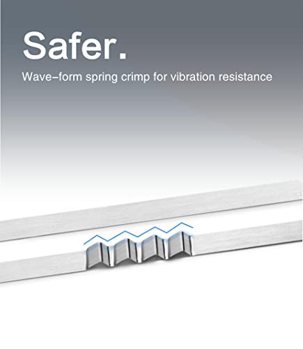 Langir Metal Zip Ties Heavy Duty 6 Inches 100Pcs 304 Stainless Steel Zip Ties Xtra Heavy Duty Self-Locking Strap Ties Perfect For Juncture,Fence,Automotive #TOP3