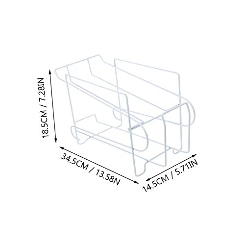Okumeyr 1Pc Metal Shelving Tabletop Shelf Portable Refrigerator Can Storage Organizer Pantry Refrigerator Shelf Soda Bottle Dispenser Coke Hanger Beer Storage Rack Iron Beer Holder Food #TOP7