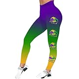 sdbrld Traje De Mardi Gras para Mujer Mardi Gras Leggings Mardi Sequin Leggings for Women 2024,Women Mardi Party Costume Stretchy Carnival Print Leggings Tights (Z1-Hot Pink, XL)