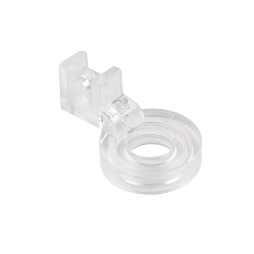 Pie prensatelas para acolchado 3/8" plástico transparente miniatura 4