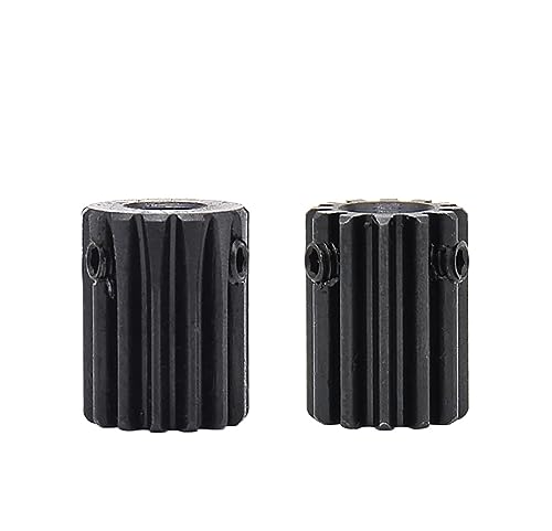 Bevel Gear Pinion Hardware Mechanical 1pcs 1Mod 12T Pinion Gears Bore 4 5 6 6.35 7mm Steel Spur Gear Transmission Accessories Motor Parts(5mm)