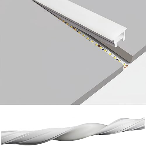 KSDLMPA 33Ft/10M Silicone LED Channel System, Aluminum Profile Substitutes 16x16mm DIY LED Neon Rope...