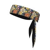 Design premuroso: struttura a doppio strato, robusta e durevole, entrambi i lati possono essere utilizzati. Un foulard leggero che si sente libero da indossare e può essere regolato in misura per adattarsi a qualsiasi circonferenza della testa.
