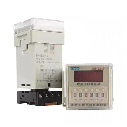 Relais temporisé numérique DH48S-S 2Z ACDC24V pour contrôle de cycle - 2