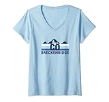 Photo Gallery donna montagne breckenridge vintage blu strisce breckenridge co maglietta con collo a v Photo Gallery donna montagne breckenridge vintage blu strisce breckenridge co maglietta con collo a v