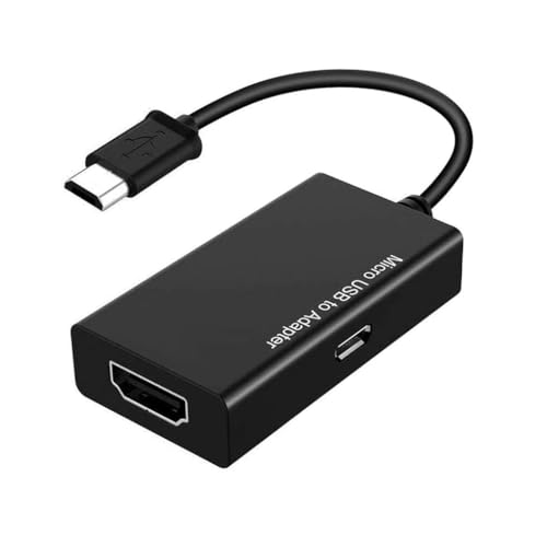 for MHL HDMI ϊ A_v^ er։f` er o Micro USB to HDMI ڑA_v^ erϊP[u 1080PΉ fo AVA_v^ 2020ŐVݒsv AndroidΉ Micro USB HDMI 