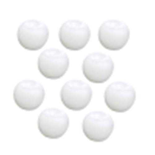 NUOBESTY 10Pcs Craft Foam Balls Apple Shape Christmas Polystyrene Styrofoam Foam Shape Ball for DIY Art Craft School Floral Wedding Holiday Christmas Tree Decorations 6cm