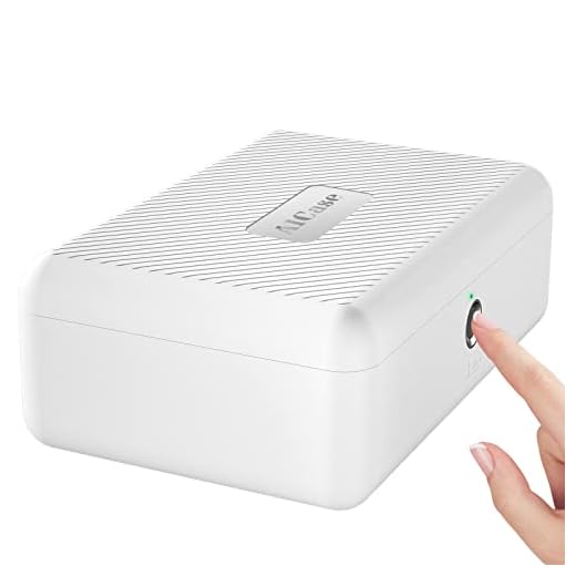 Biometric Fingerprint Storage Box,AICase Portable Cash Jewelry Security Case Lock Box Safe,Combination Lock for Car, Home,Office Travel