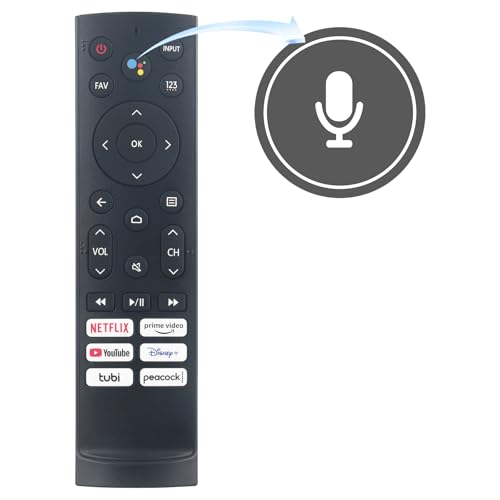 AULCMEET ERF3A90 New Replace Voice Remote fit for Hisense 4K ULED HDR Smart TV U7G U9G U8H Series 55U6K 75U6K 85U7H 55U7G 65U78G 75U78G 65U8G 65U7G 55U8G 75U9DG 55A76K 75U7G 55U8H 65U8H 75U8H - Image 3