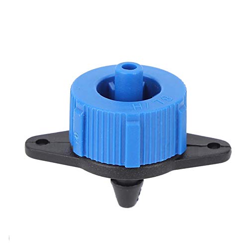 Cafopgrill 100 Pieces 8L/H Watering Drippers, Plastic Adjustable Flow Spray Drip Head Plant Irrigation Sprinkler Watering Devices for Garden Courtyard 100Pcs