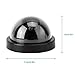 4pcs Dome Simulation Camera Fake CCTV Dummy with Flashing Led Light for Homes & Business Powered by 2