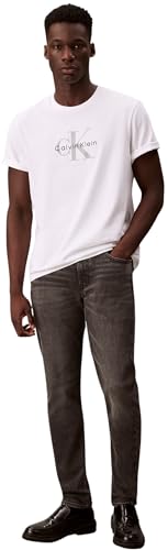 Calvin Klein Herren Jeans Hose Taper Hearst Grey Slim Fit, Grau (Hearst Grey), 28W/34L – Ansicht 1