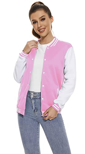 Yuji Itadori Women Varsity Jacket Baseball Lightweight Outwear Fleece Coat Button Down Clothes3