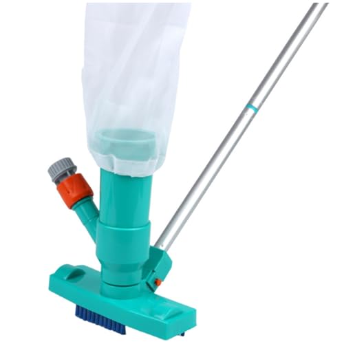 KEALBAUS Aspiradora portátil para piscina, limpiador subacuático con cepillo para estanques y fuentes, EE. UU