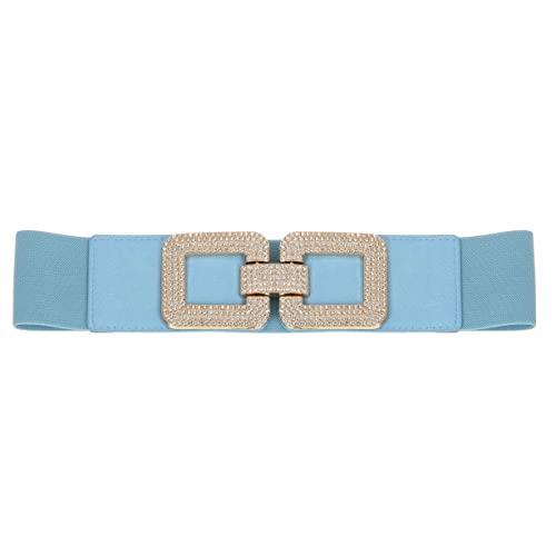 Women's Elastic Vintage Belt Stretchy Retro Wide Waist Cinch Belt for Women2