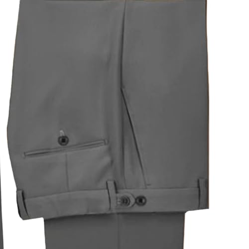 Costume homme confortable et infroissable à double boutonnage ajusté