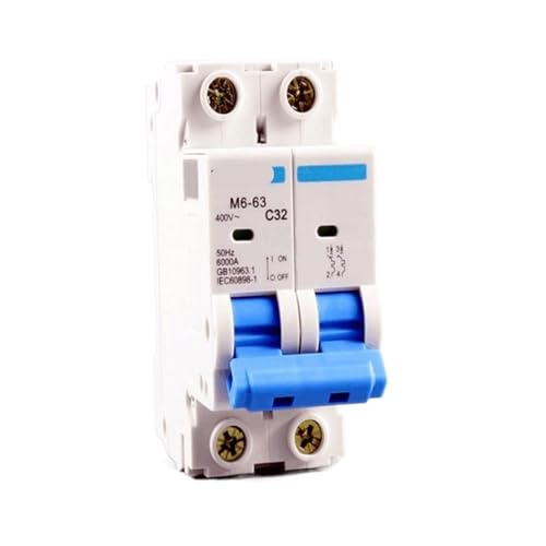 Disjoncteur miniature rail DIN 63A interrupteur ouvert pour rénovation électrique