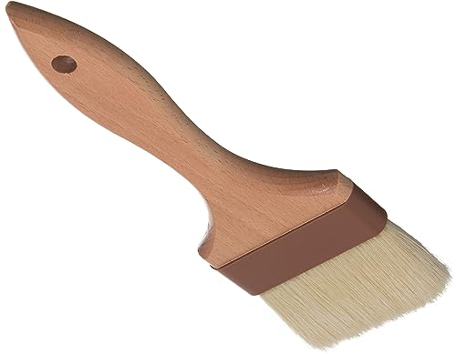 Image of SPARTA Kitchen Basting Brush - 4037500 Basting Brush for Cooking Flat Boar Bristle Brush, Hardwood Handle for Kitchens, Restaurants, Catering, High Heat Food Prep, 3in