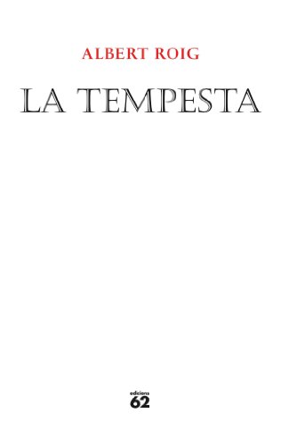Portada de La tempesta