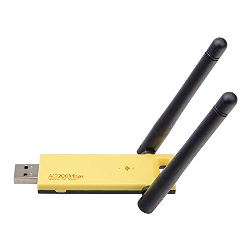 WLAN Adapter USB 3.0 AC1200 (Dual Band) SuperSpeed mit 2 Hochleistungs-Antennen MiMo 2T2R hohe Reichweite WPS-Knopf