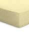 Produktbild schlafgut 002-008 Frottee Stretch Spannbetttuch / 100 x 200 cm, kamille