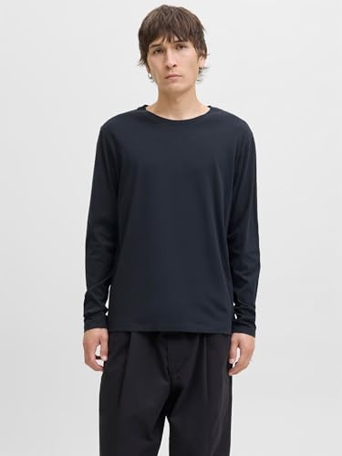 JACK & JONES Male Langarm-T-Shirt Einfarbig Langarm-T-Shirt – Ansicht 2