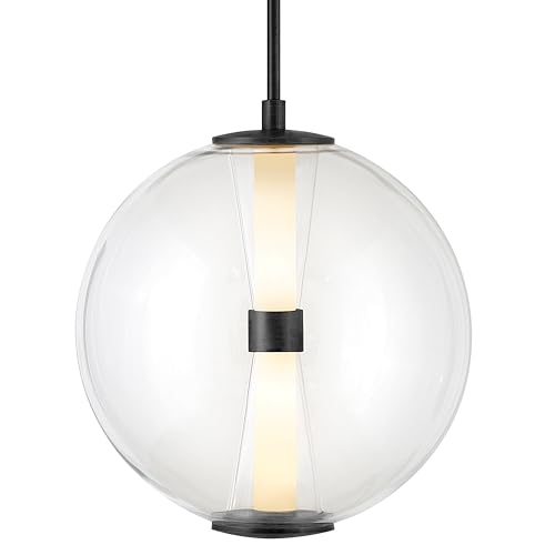 Hinkley Elin Medium Globe Pendant - Clear Glass Globe, Bold,