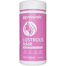 UpNourish Hair Growth Vitamins for Women - Proven Hair Supplement with KERANAT, DHT Blocker PHYTOPIN, Biotin 5000 mcg & SOD, Hair Vitamins for Faster Hair Growth, Hair Loss & Thinning Hair - 90 ct