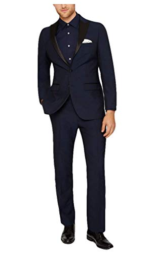 Costume 2 pièces haut de gamme avec finitions peak lapel pour hommes exigeants