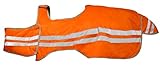 Größe: 125 / 135 /145 / 165 netproshop Reflex Ausreitdecke, Reflektordecke Orange Größe 135 cm oder 165 cm, Auswahl:145